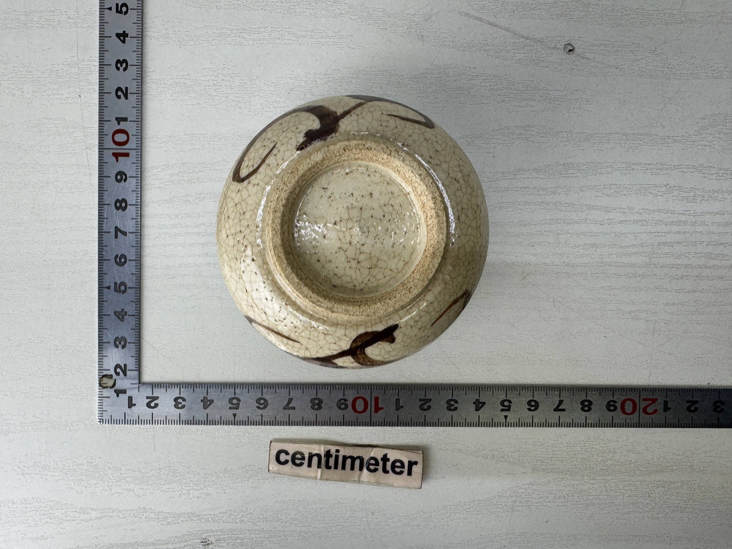 Y10148 YUNOMI Oribe-ware cup set of 5 signed box Japan antique Sencha tea time