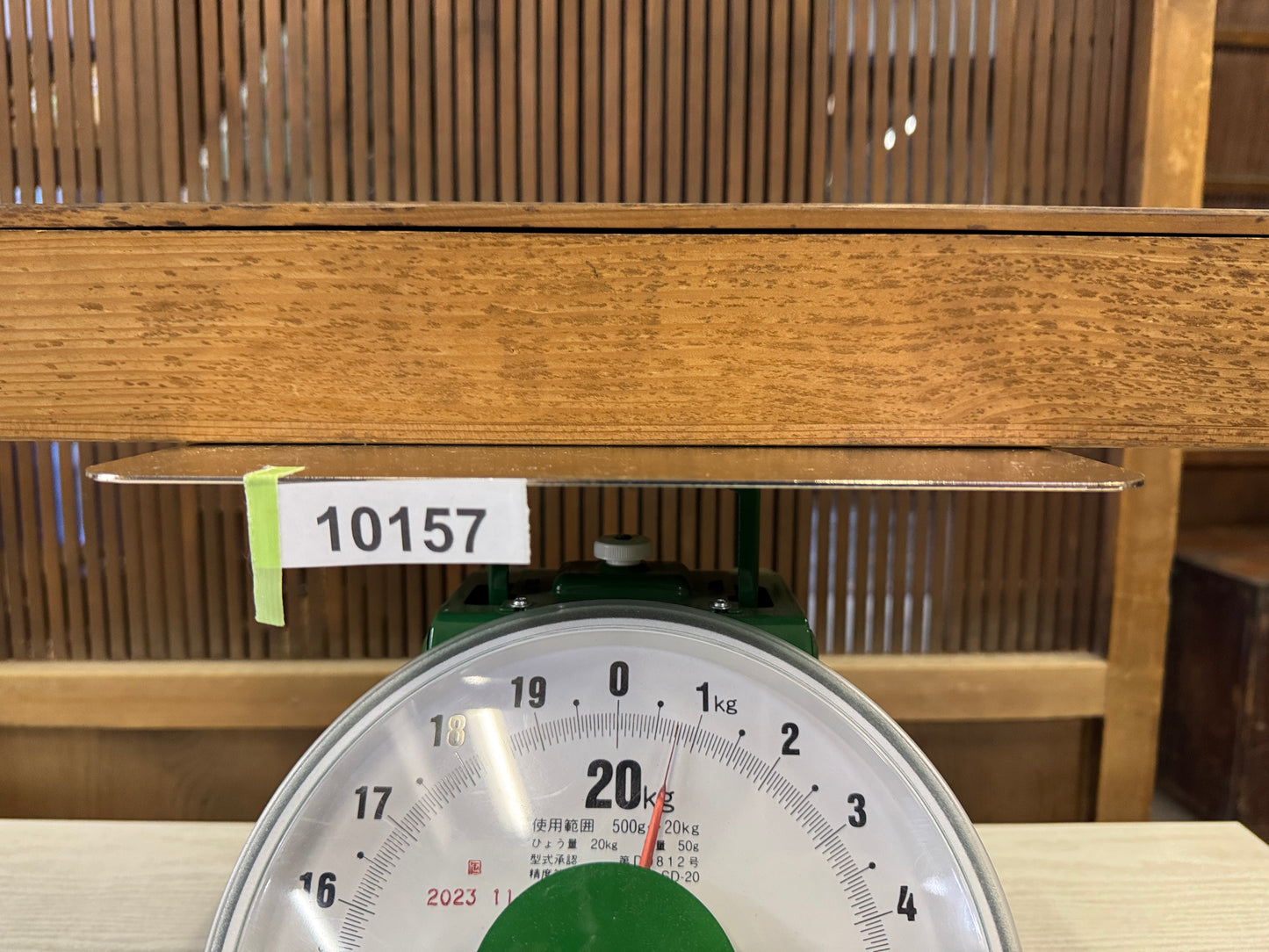 Y10157 KAKEJIKU Hanging scroll Landscape signed box Japan antique interior decor