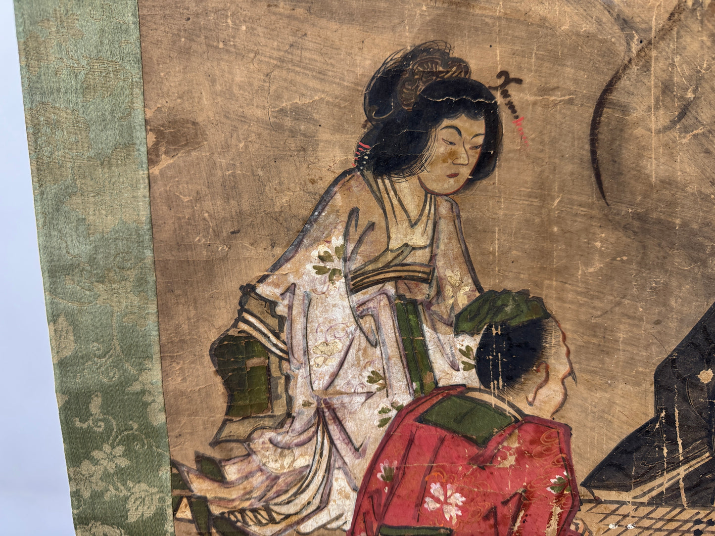 Y10161 KAKEJIKU Hanging scroll Yokai monster ghost Go Japan antique interior