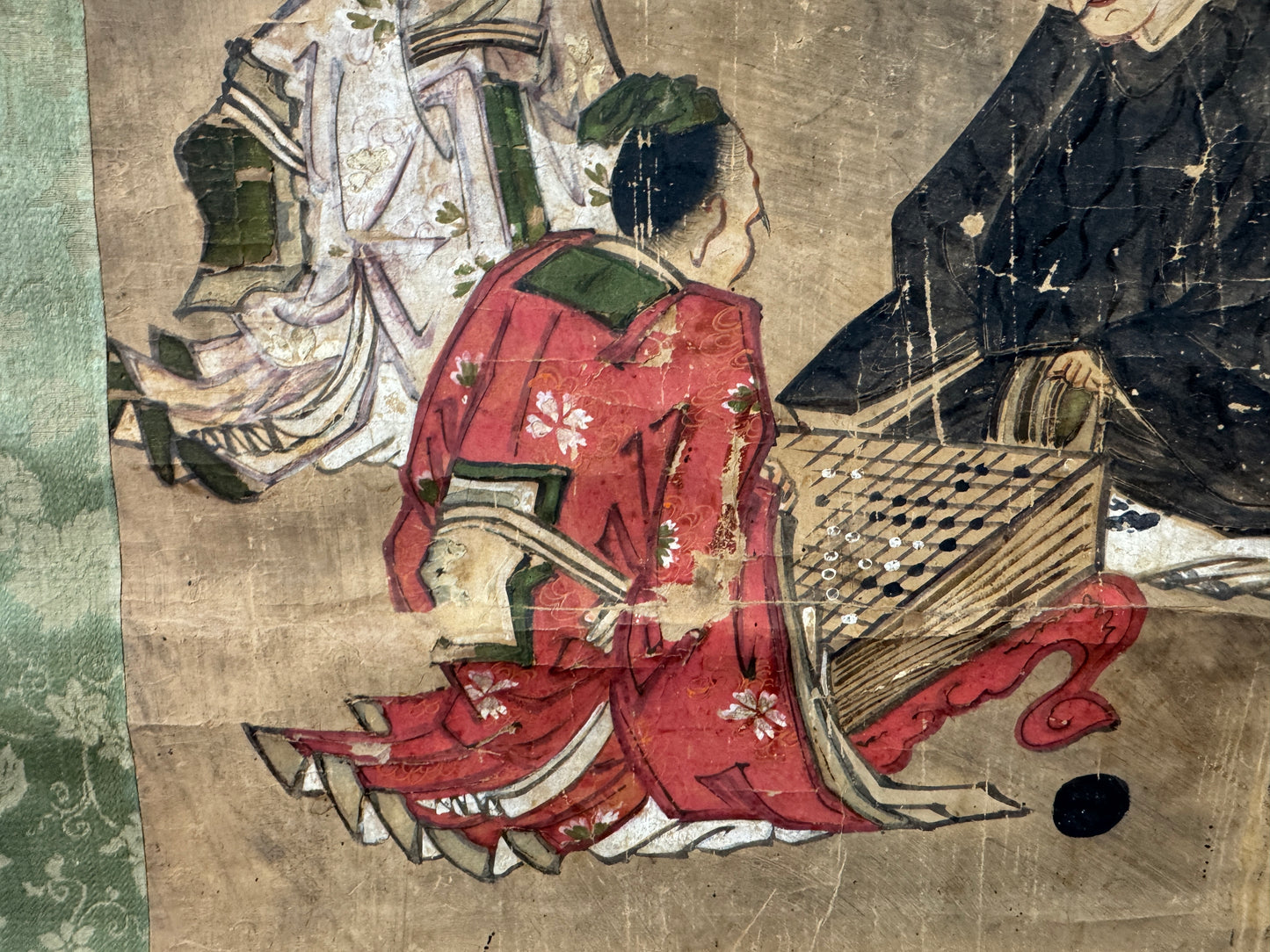 Y10161 KAKEJIKU Hanging scroll Yokai monster ghost Go Japan antique interior