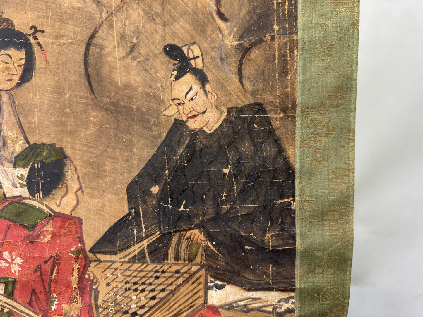 Y10161 KAKEJIKU Hanging scroll Yokai monster ghost Go Japan antique interior