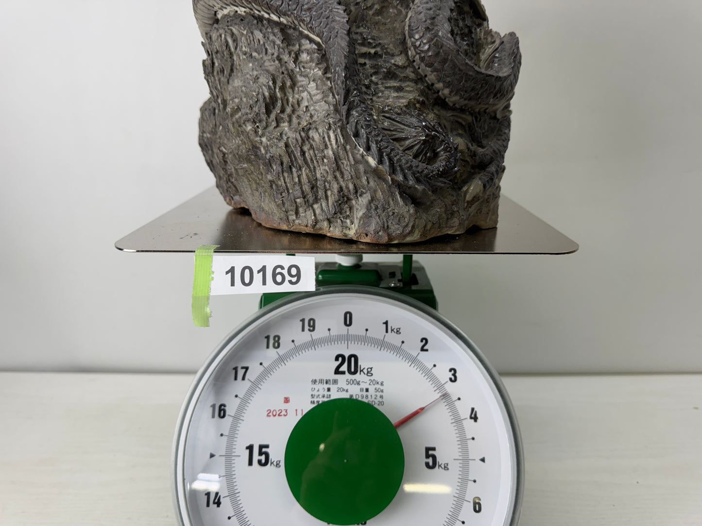 Y10169 OKIMONO ceramic Dragon figure figurine Japan antique interior decor art