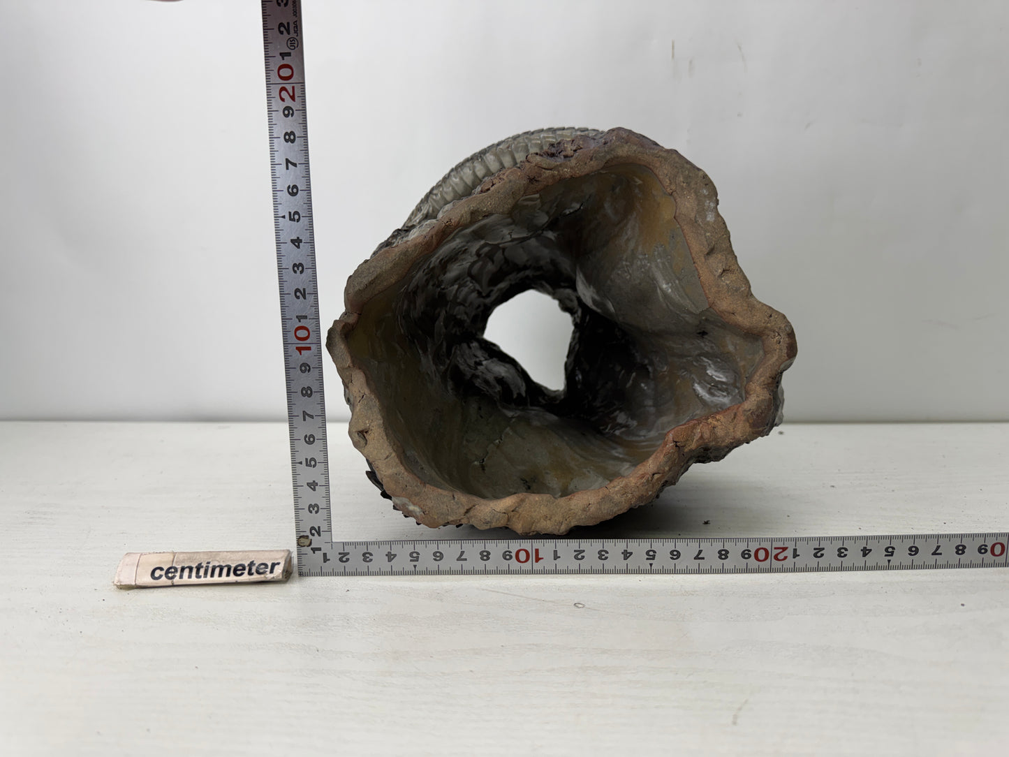 Y10169 OKIMONO ceramic Dragon figure figurine Japan antique interior decor art