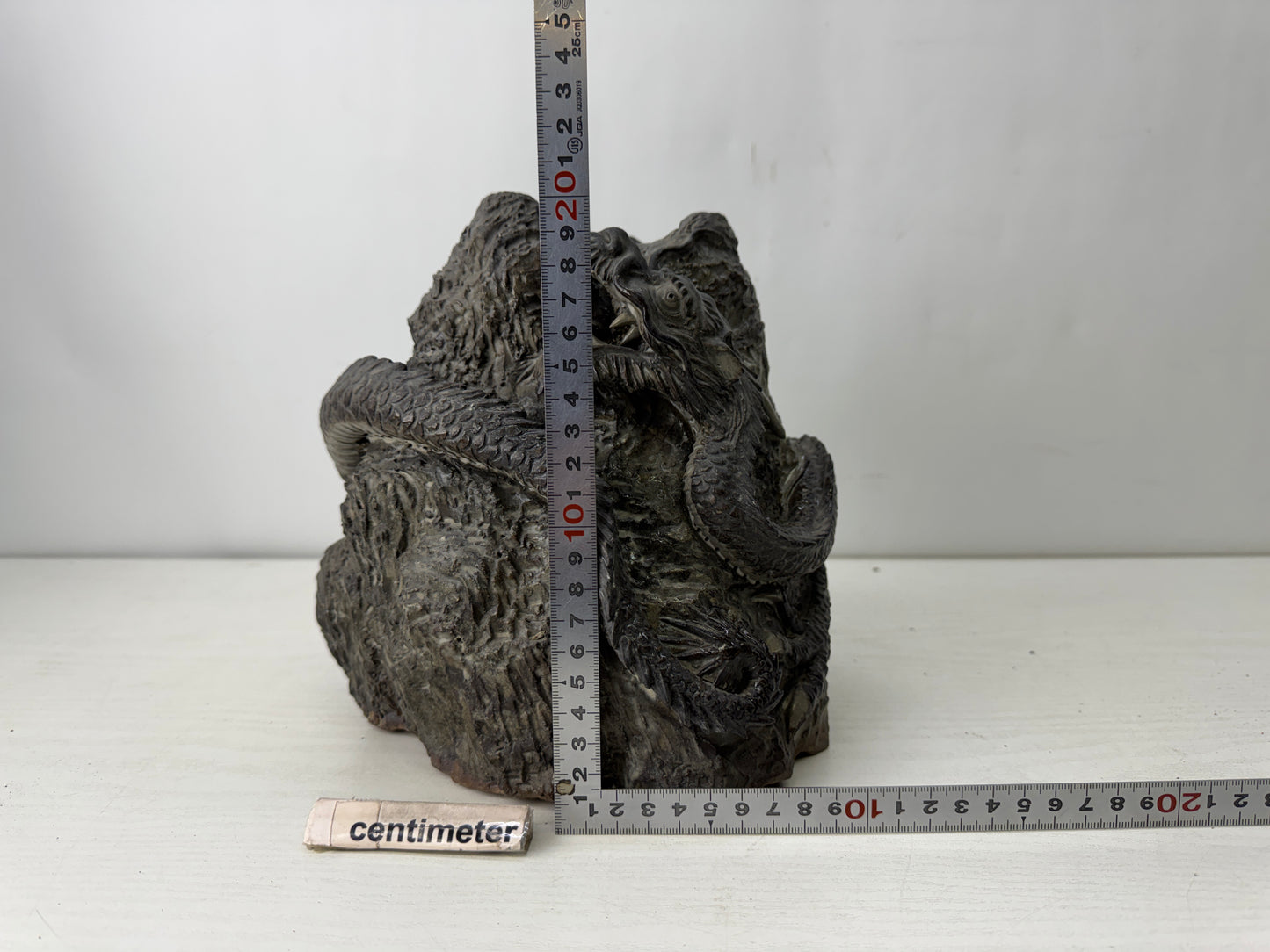Y10169 OKIMONO ceramic Dragon figure figurine Japan antique interior decor art