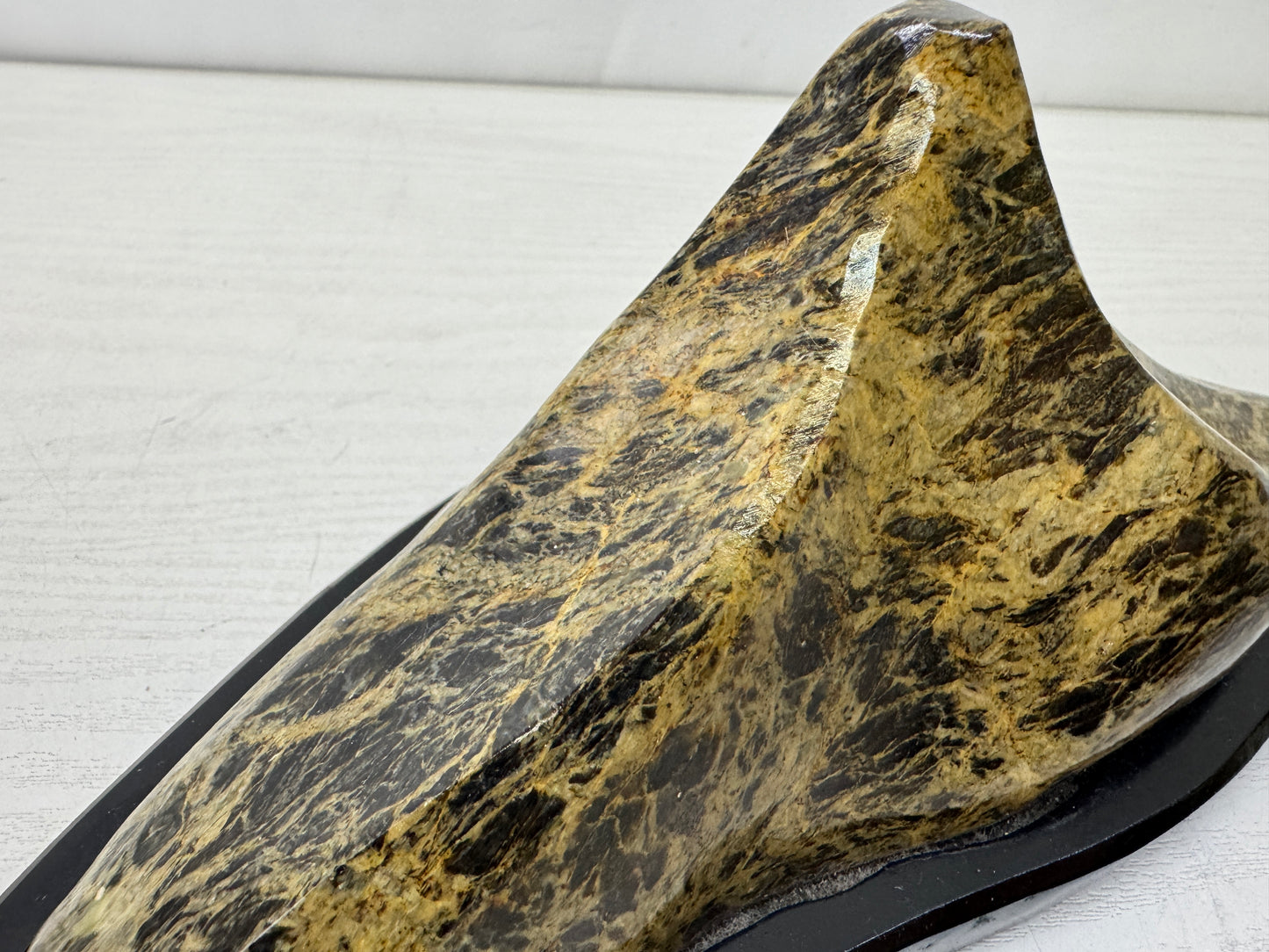 Y10173 OKIMONO Suiseki Mt.Fuji-shaped viewing natural stone Japan antique decor