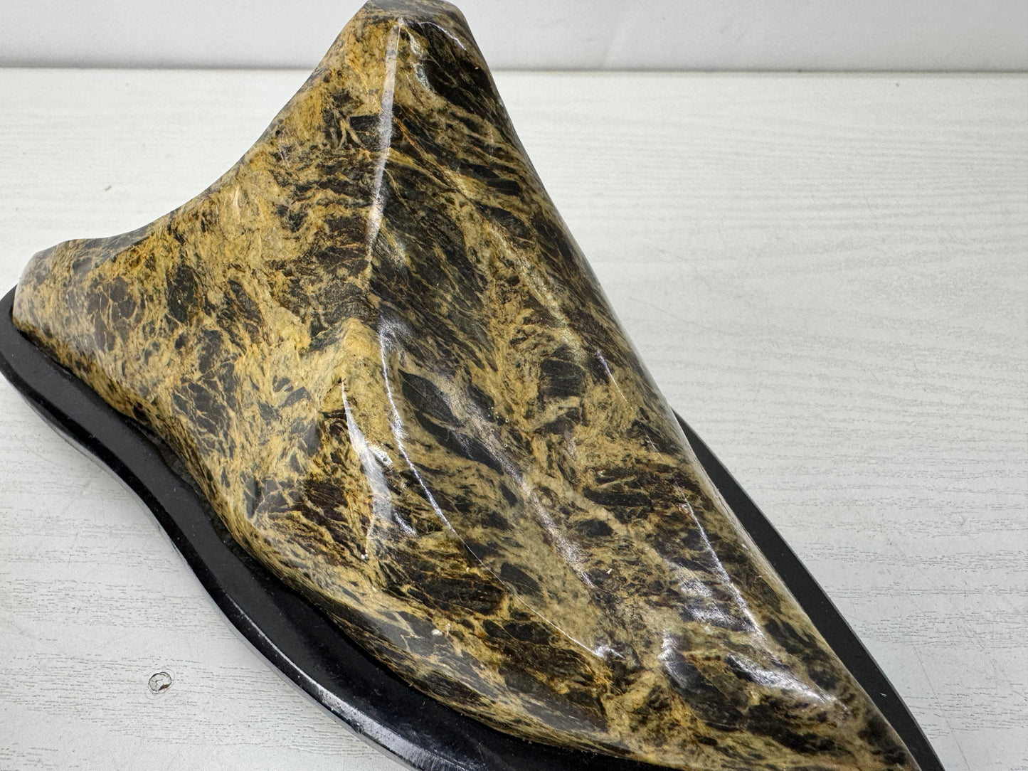 Y10173 OKIMONO Suiseki Mt.Fuji-shaped viewing natural stone Japan antique decor