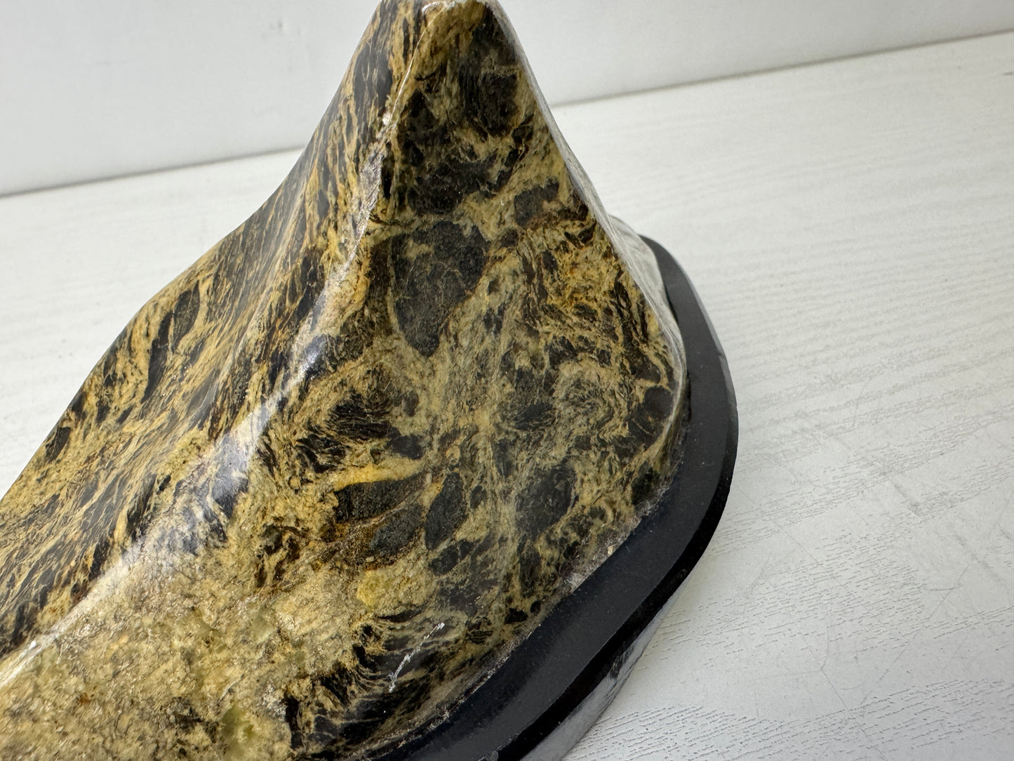 Y10173 OKIMONO Suiseki Mt.Fuji-shaped viewing natural stone Japan antique decor