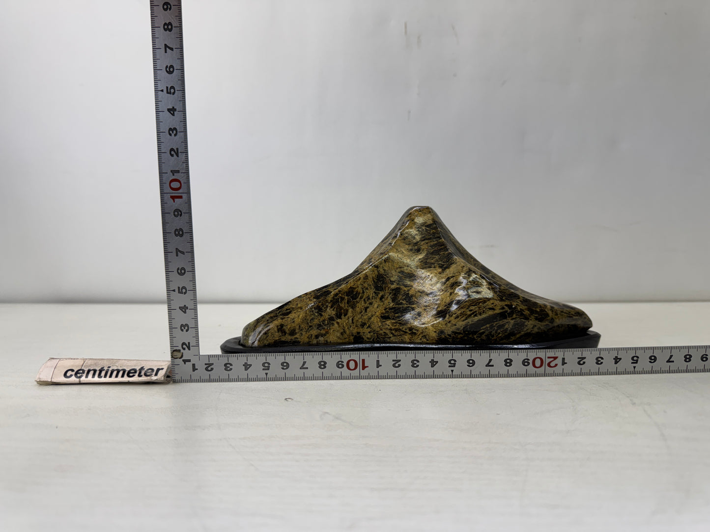 Y10173 OKIMONO Suiseki Mt.Fuji-shaped viewing natural stone Japan antique decor