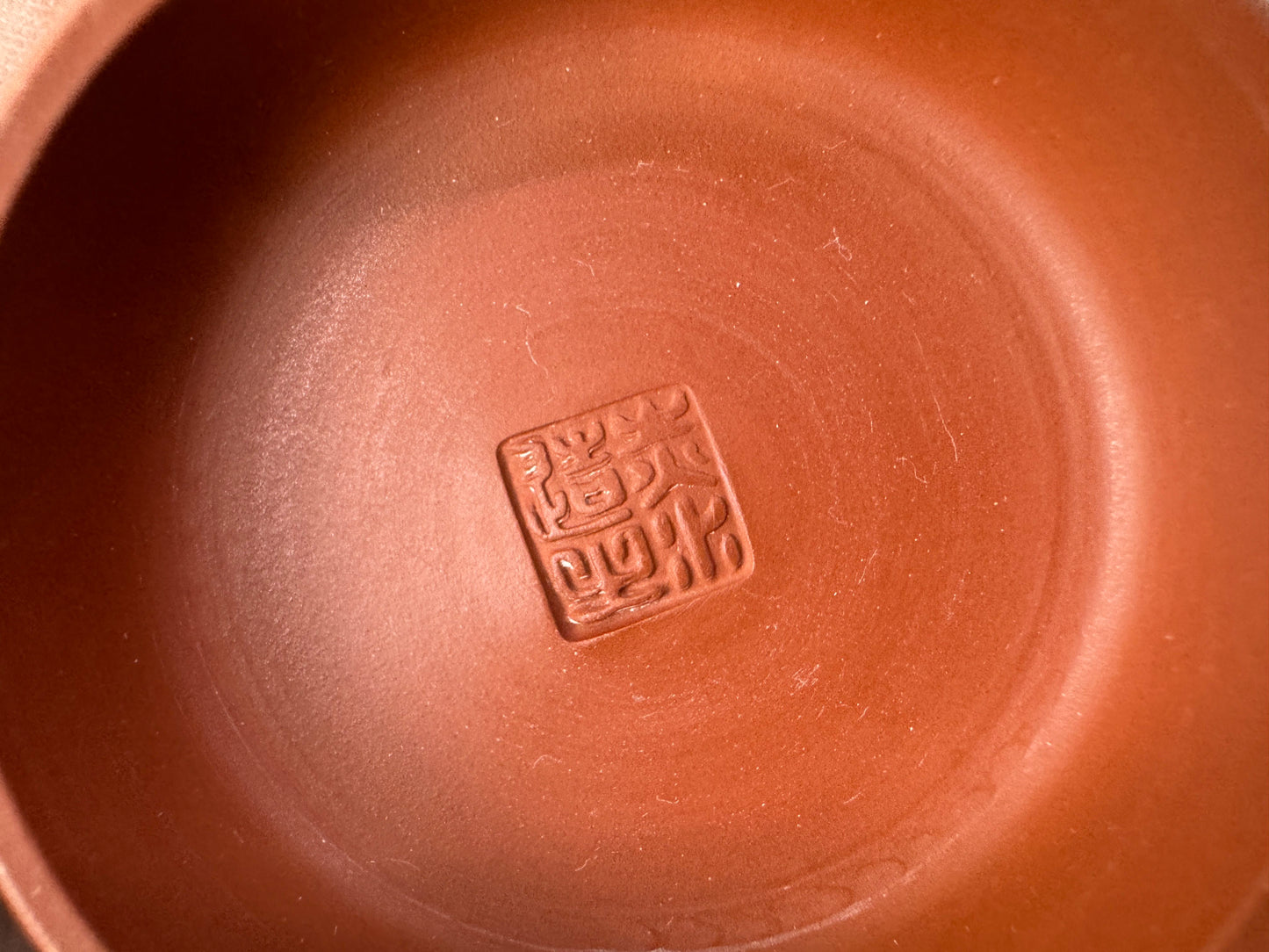 Y10178 YUNOMI Tokoname-ware teacup engraving signed box Japan antique Sencha tea