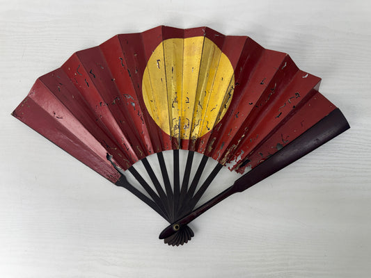 Y10202 GUNBAI Iron military war fan weapon Japan antique samurai busho bushi