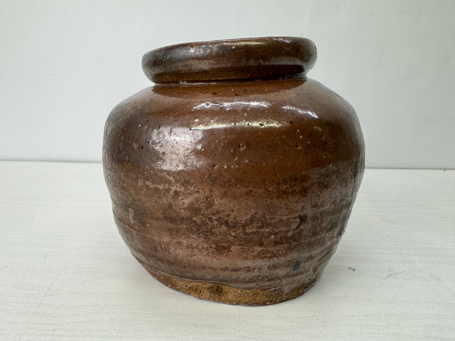 Y10230 MIZUSASHI Koseto water pot jar kintsugi box Japan antique tea ceremony