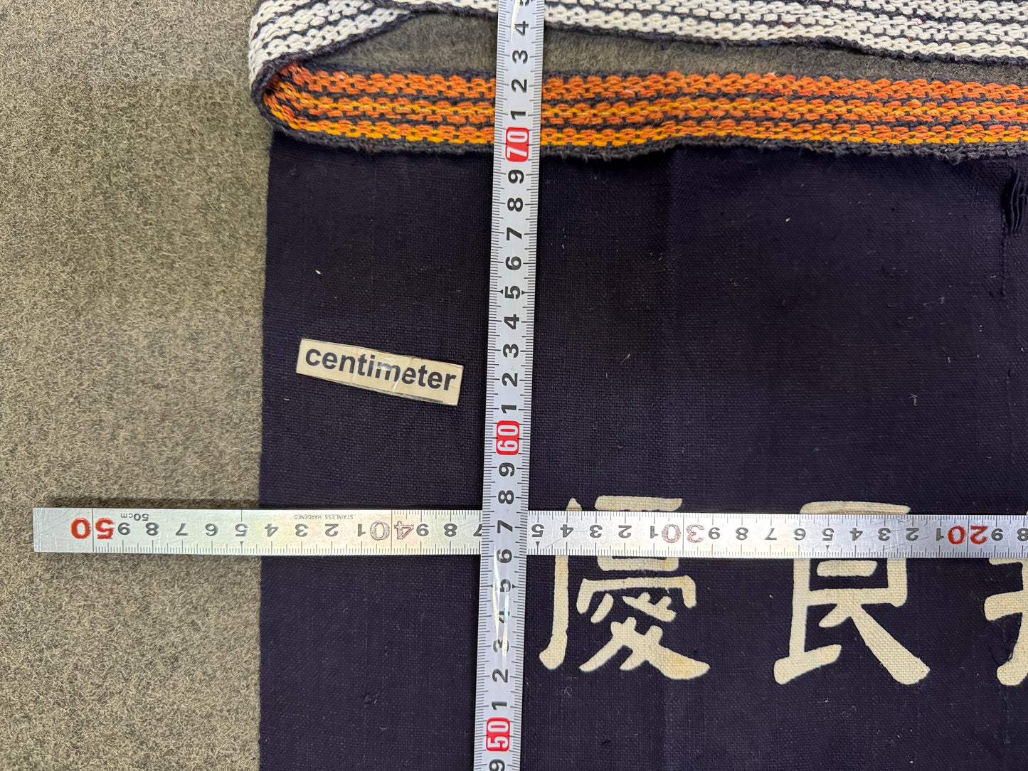 Y10248 APRON Cotton Indigo dyeing set of 2 Showa retro Japan antique clothing