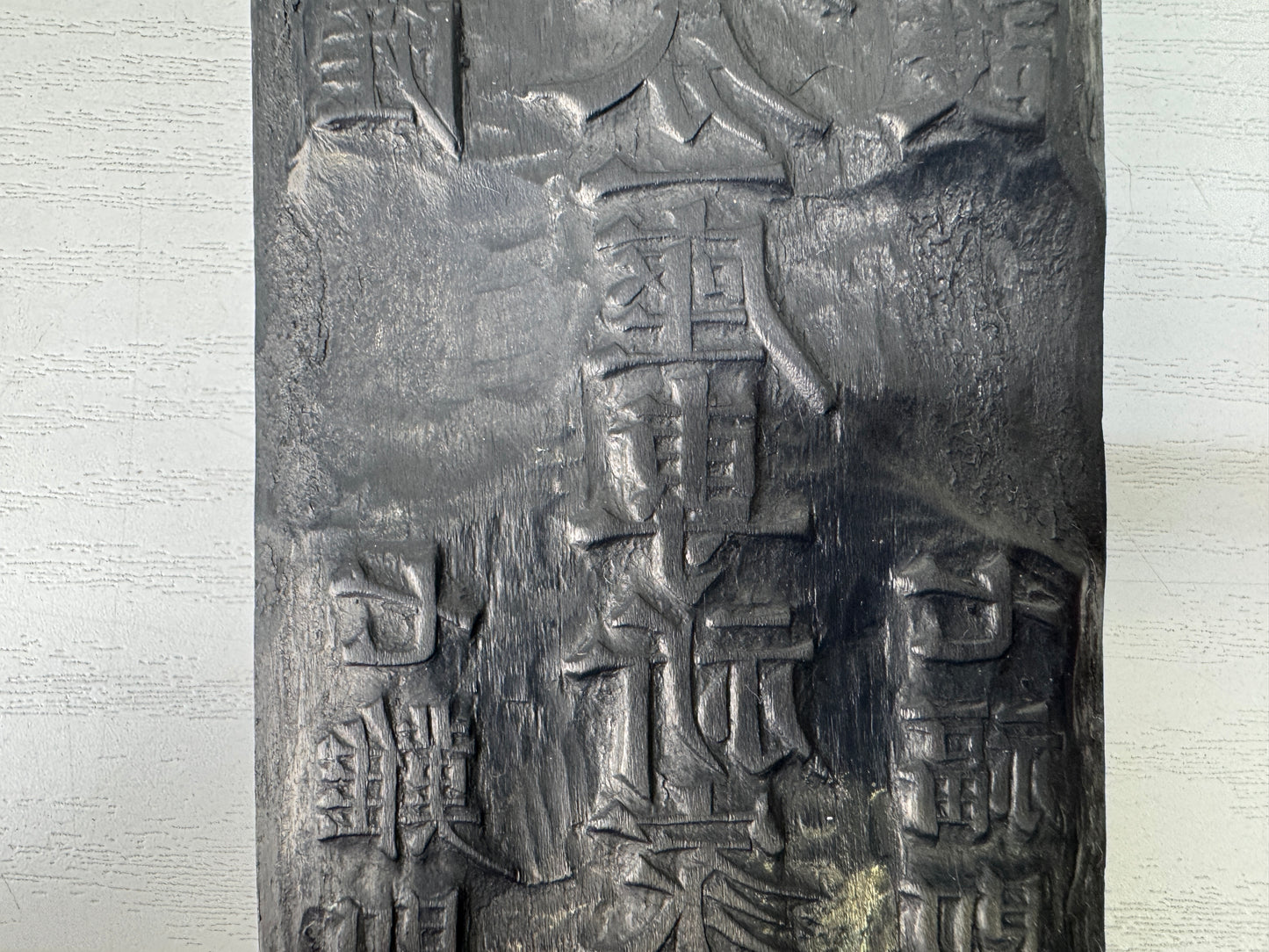 Y10266 WOODBLOCK PRINT Printing Block wood carving Temple vertical Japan Ukiyoe