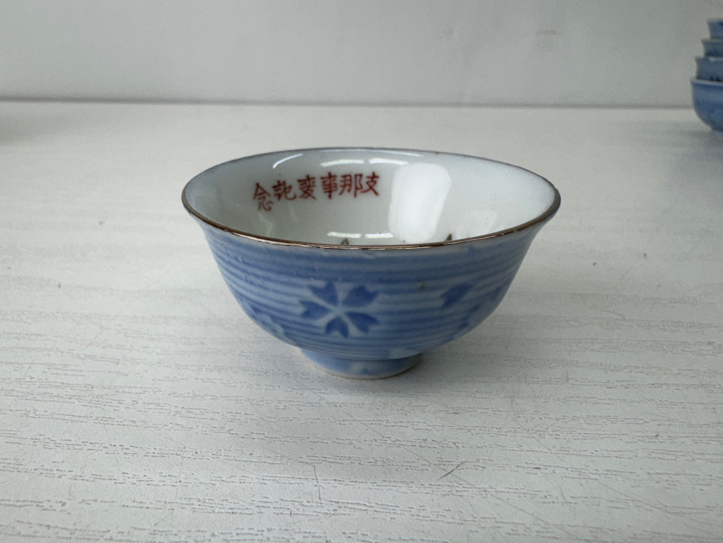 Y10272 Imperial Japan Army Military sake cups set of 10 goblet Japan WW2 vintage