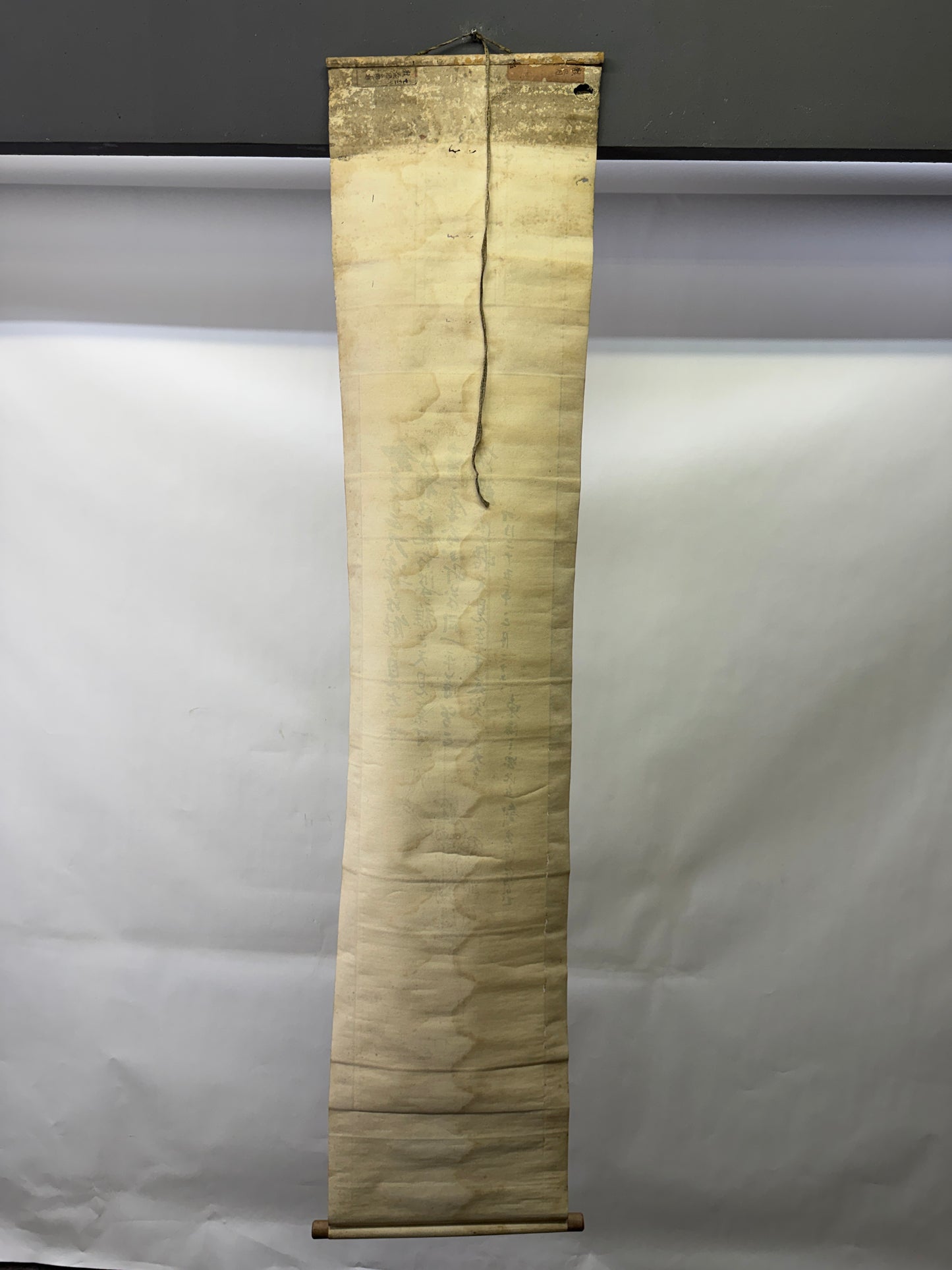 Y10279 KAKEJIKU Hanging scroll Dancing skeleton signed Japan antique interior
