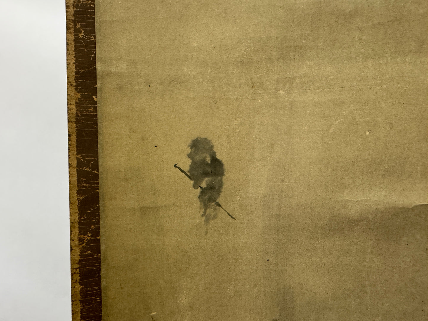 Y10280 KAKEJIKU Hanging scroll Sun Wukong Monkey King signed Japan antique decor