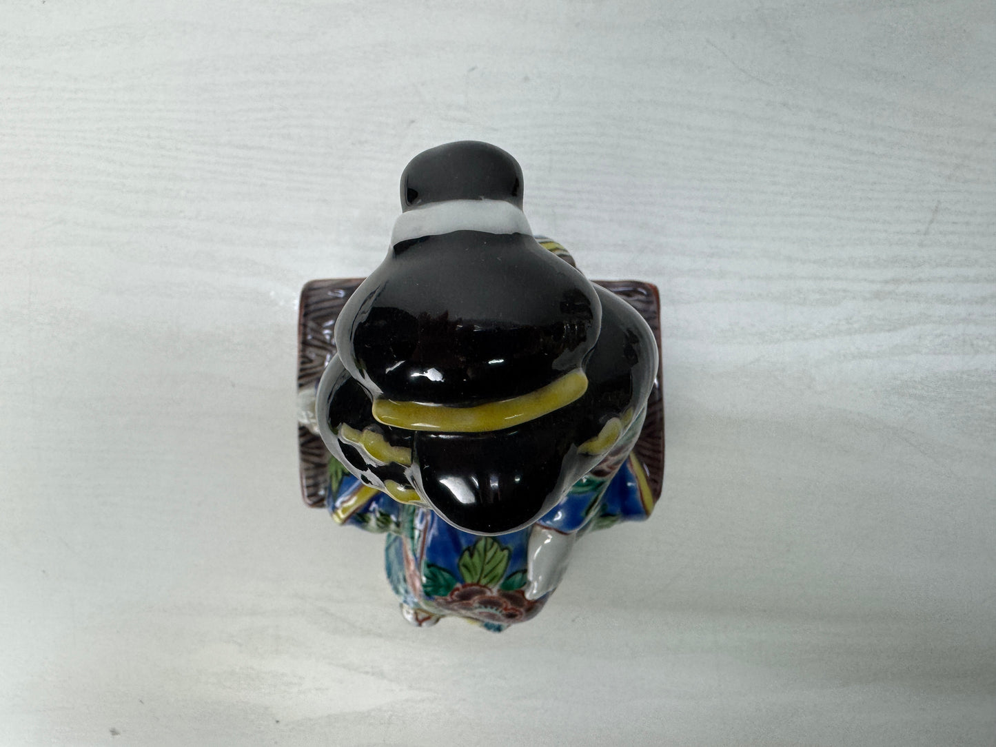 Y10281 STATUE Kutani-ware kimono beauty figurine Japan antique interior figure