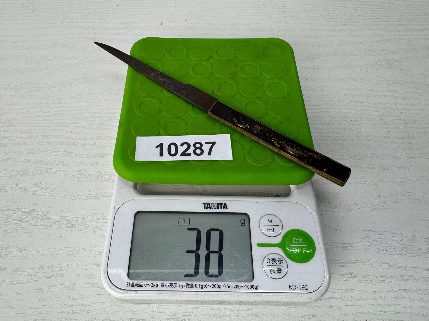Y10287 TSUKA Japanese small sword accouterment Japan antique Koshirae Katana