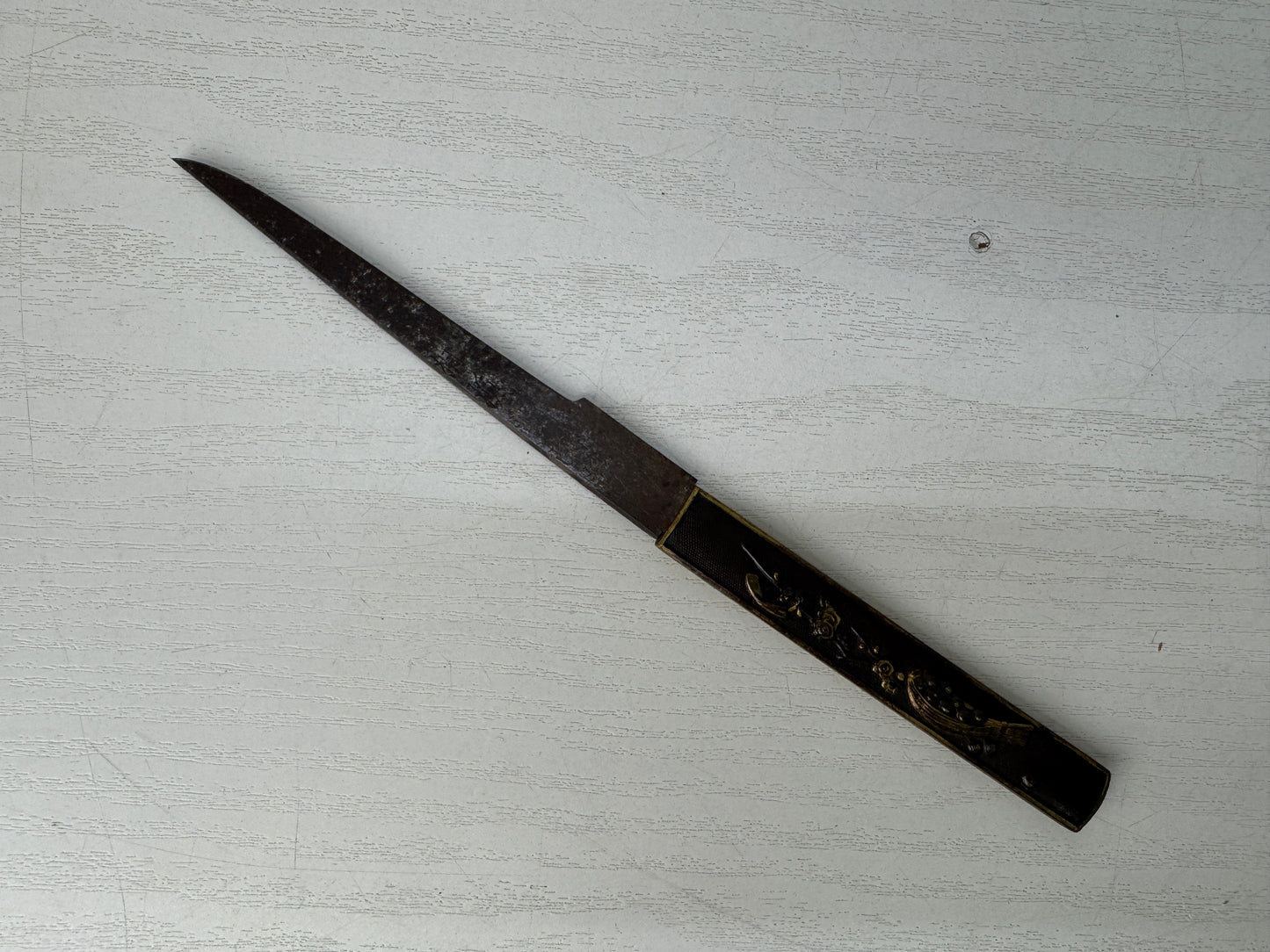 Y10287 TSUKA Japanese small sword accouterment Japan antique Koshirae Katana