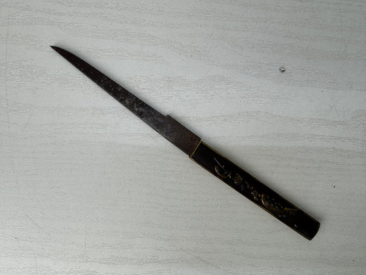 Y10287 TSUKA Japanese small sword accouterment Japan antique Koshirae Katana