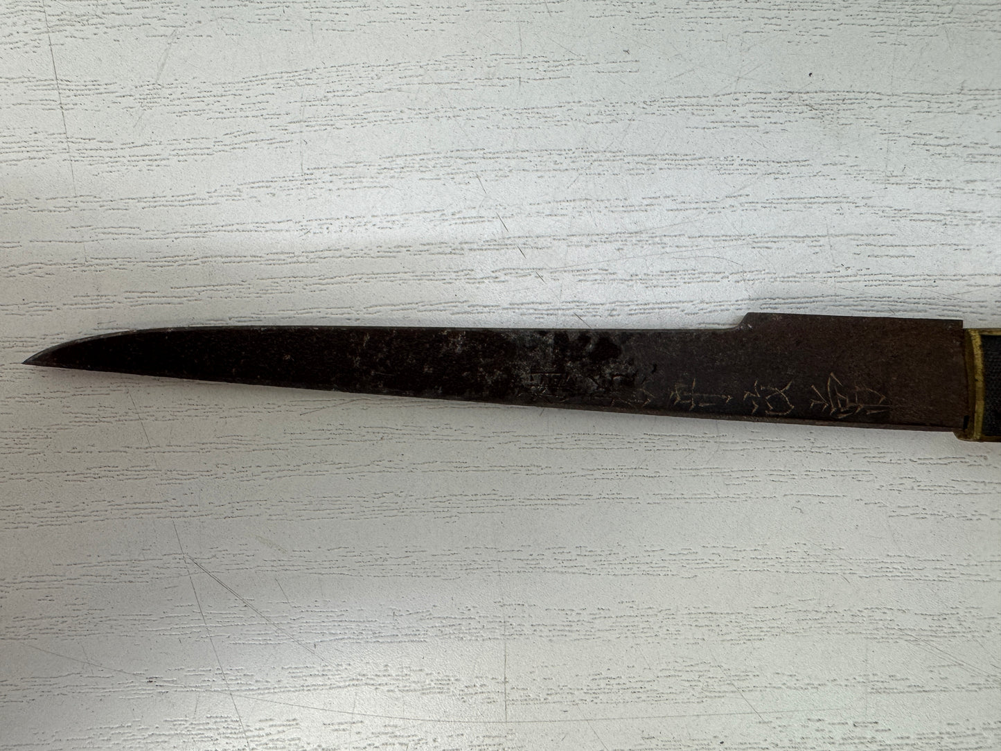 Y10287 TSUKA Japanese small sword accouterment Japan antique Koshirae Katana