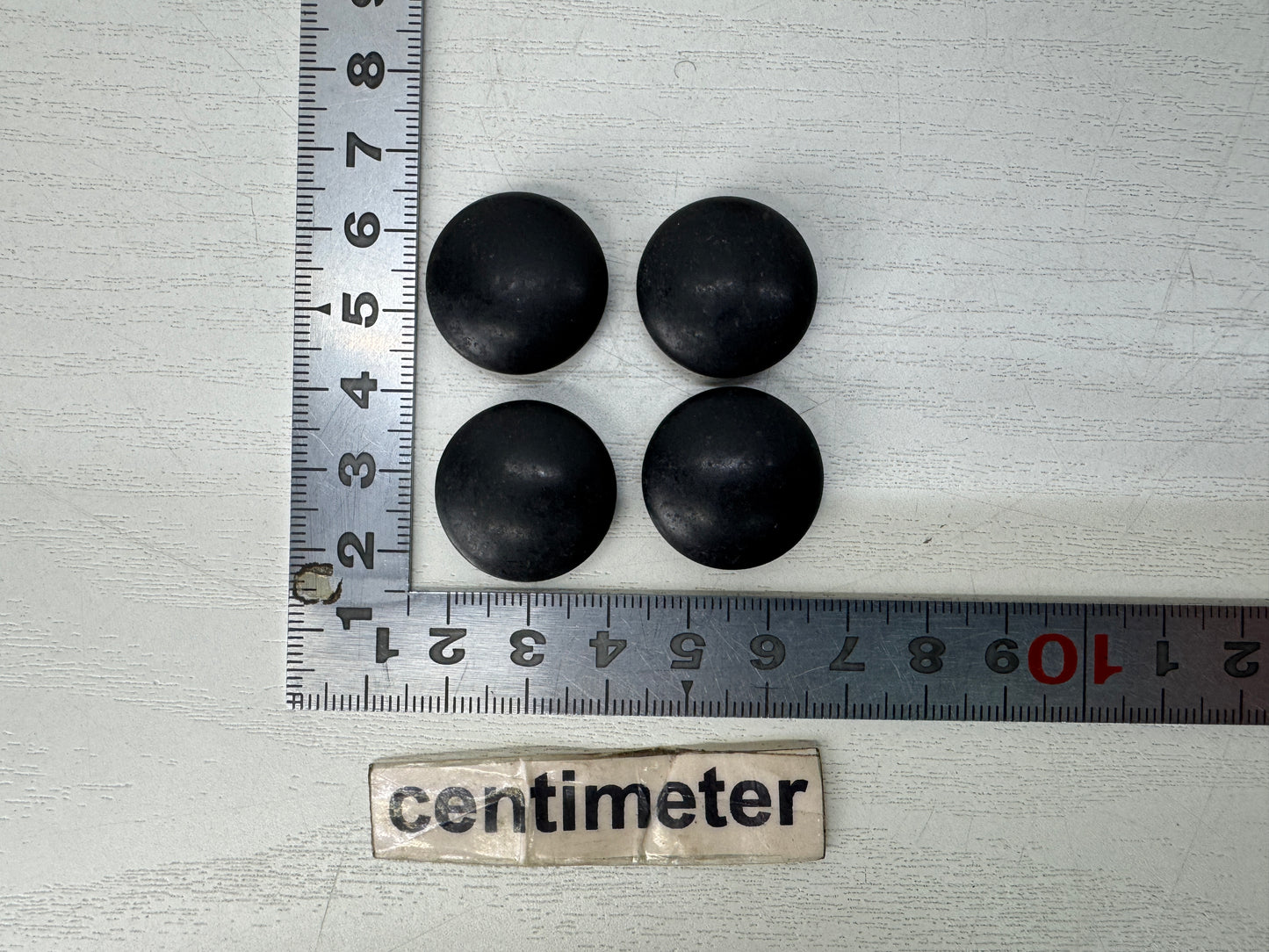 Y10313 GO Clam shell Nachi black stones Japan antique Encircling strategy game