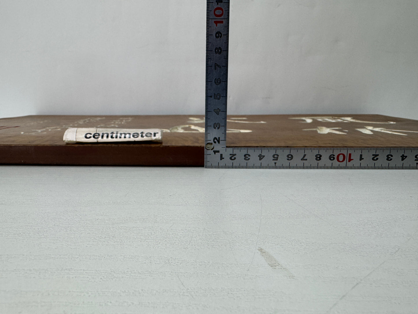 Y10314 SIGNBOARD wood carving sign Furin Kazan Japan antique wall hanging decor