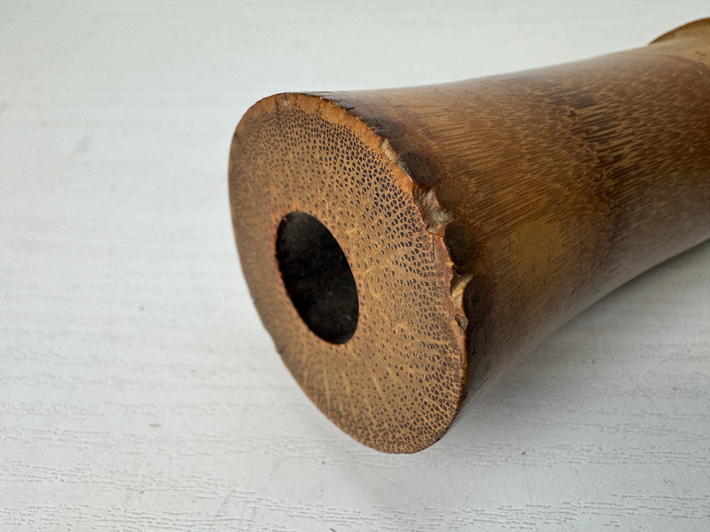 Y10322 SHAKUHACHI Bamboo flute Kinko style signed Japan antique music instrument