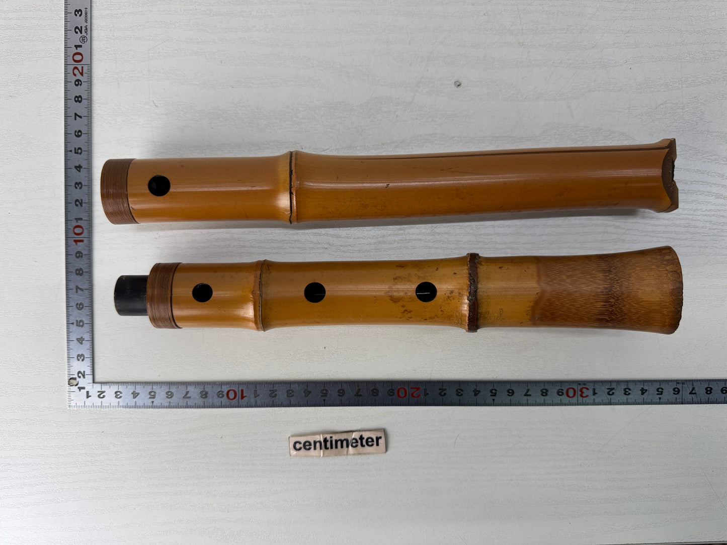 Y10322 SHAKUHACHI Bamboo flute Kinko style signed Japan antique music instrument