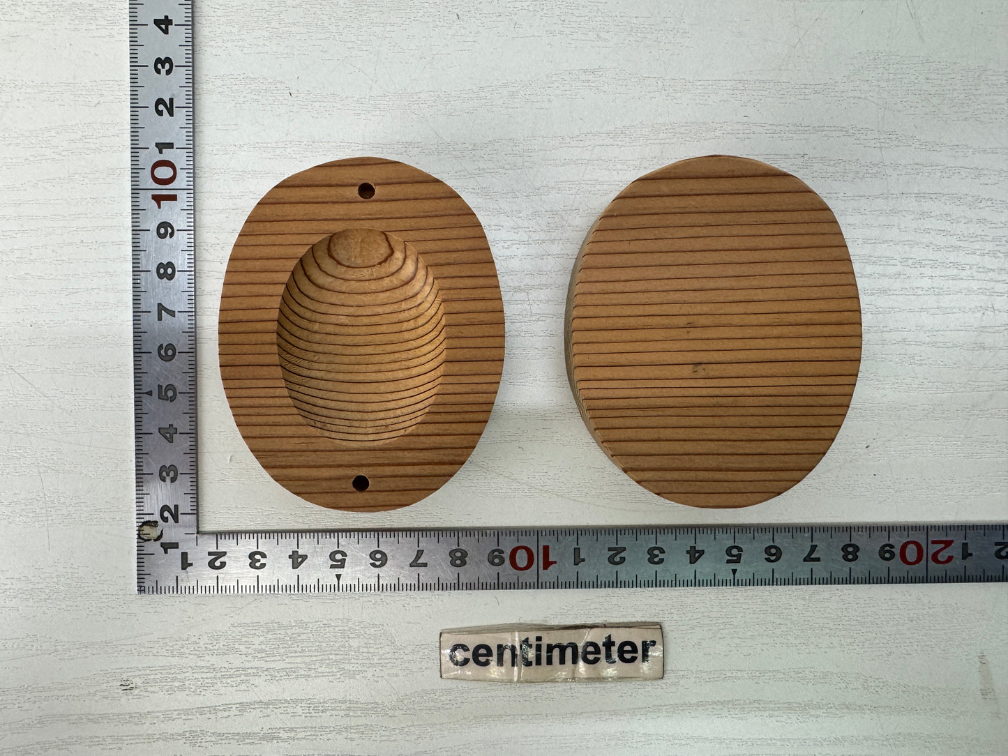 Y10324 BOX Cedar wood case signed Japan antique incense fragrance aromatherapy