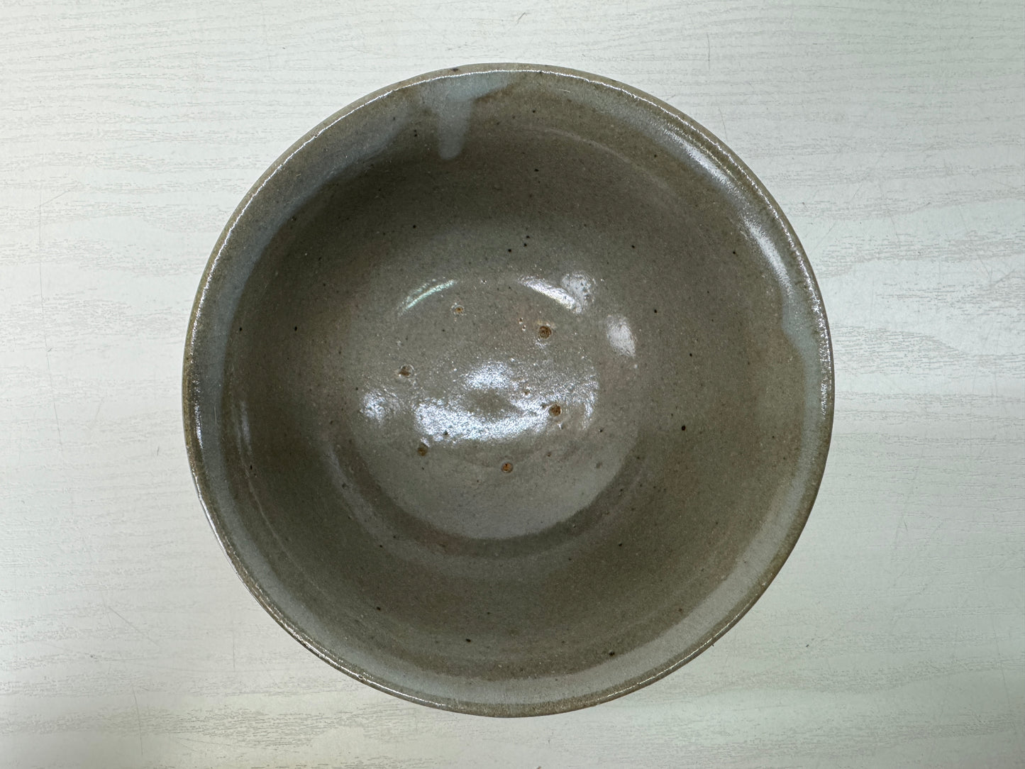 Y10334 CHAWAN Mashiko-ware bowl Inlay signed box Japan antique tea ceremony cup