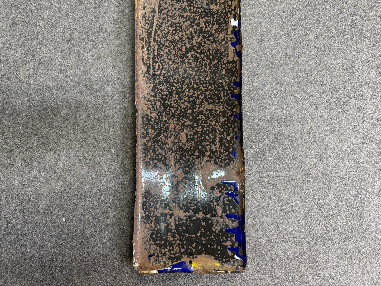 Y10337 SIGNBOARD Enamel sign Oil star mark Showa retro Japan antique wall decor