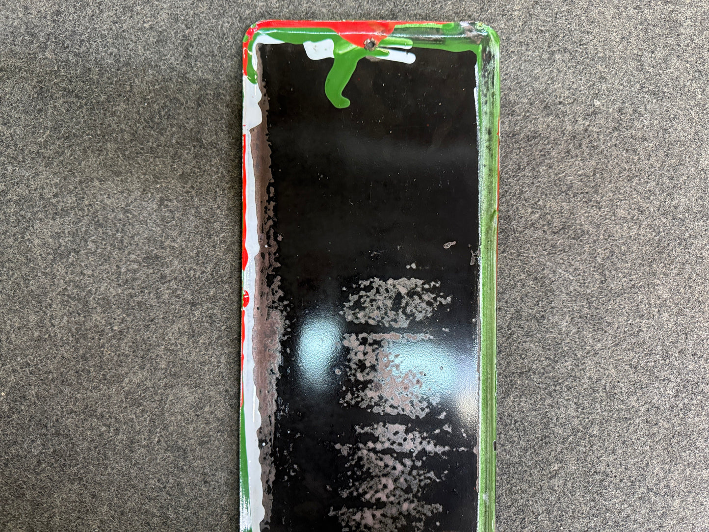 Y10338 SIGNBOARD Enamel sign Matcha Showa retro Japan antique wall hanging decor