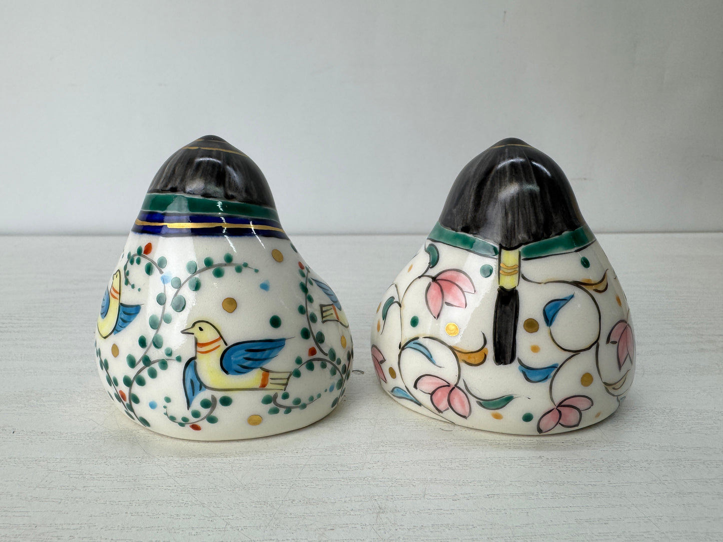 Y10344 NINGYO Mino-ware Hina doll figurine signed box Japan antique interior