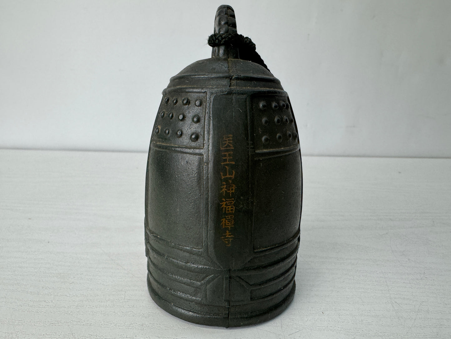 Y10353 Buddhist Altar Equipment Small metal bell Japan antique Buddhism art