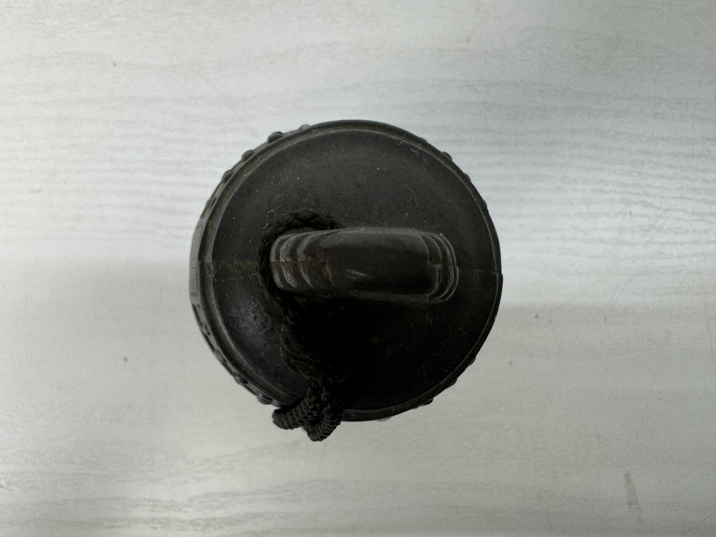 Y10353 Buddhist Altar Equipment Small metal bell Japan antique Buddhism art