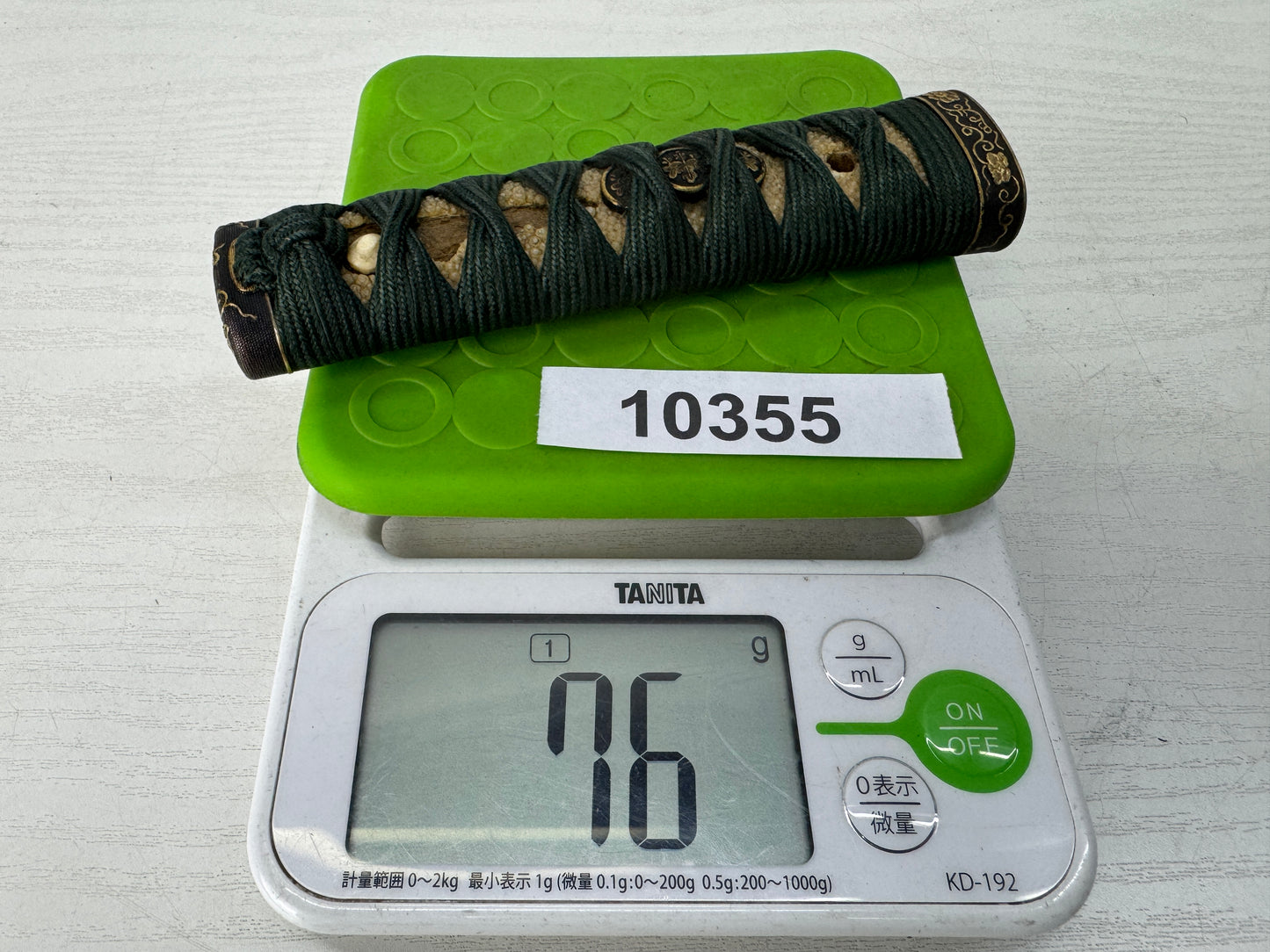 Y10355 TSUKA Japanese sword wakizashi accouterment Koshirae tsuba antique Katana