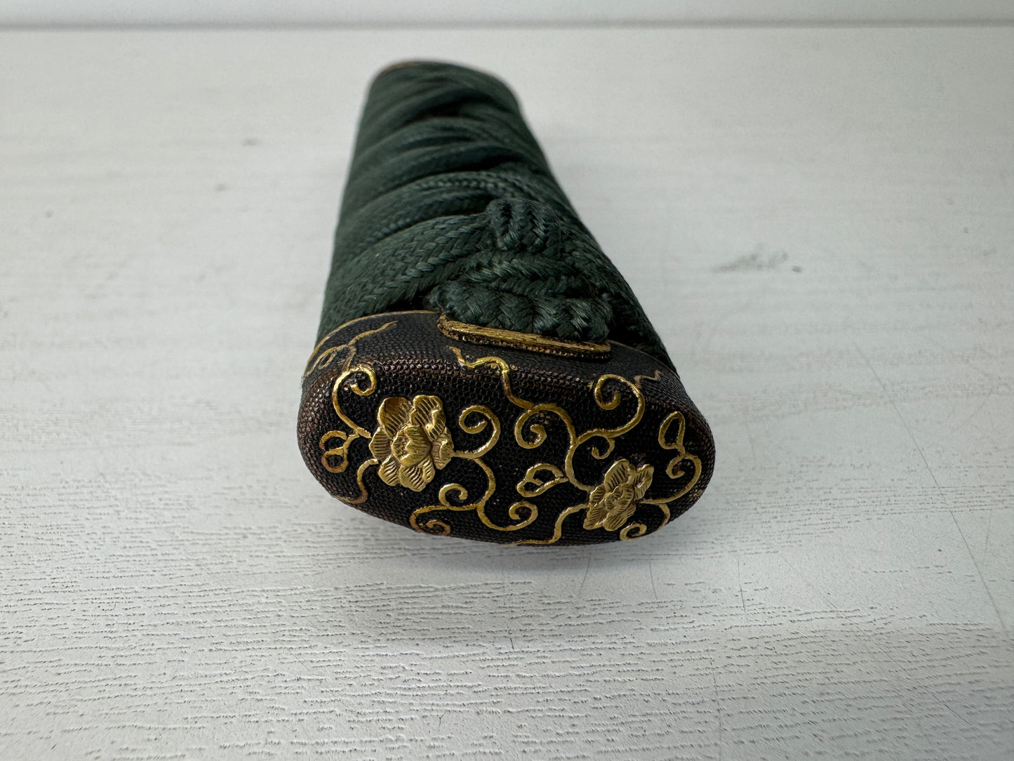 Y10355 TSUKA Japanese sword wakizashi accouterment Koshirae tsuba antique Katana