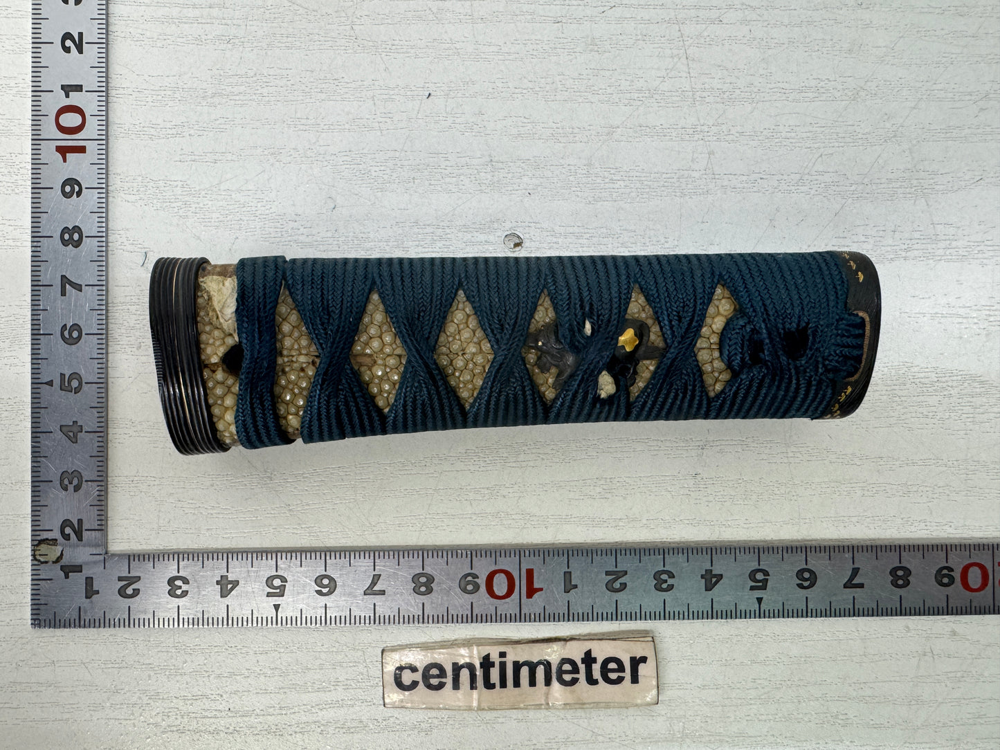 Y10356 TSUKA Japanese sword wakizashi accouterment Koshirae tsuba antique Katana