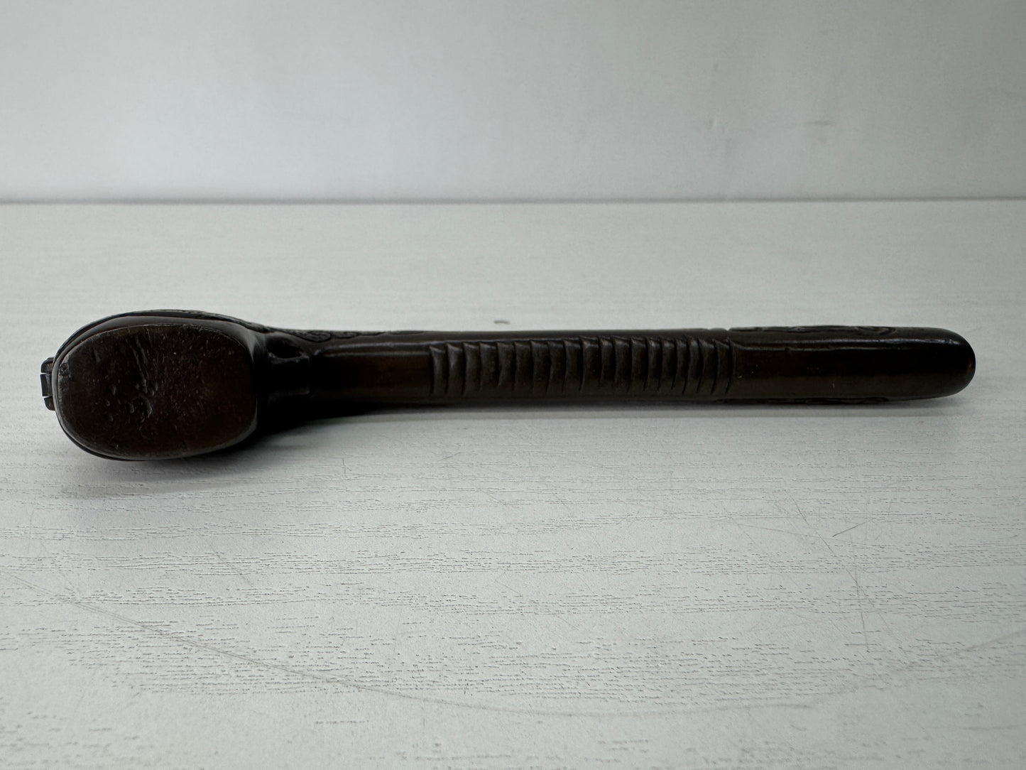 Y10360 YATATE Lion Japanese Ink and Pen Holder antique vintage Brush & Inkwell