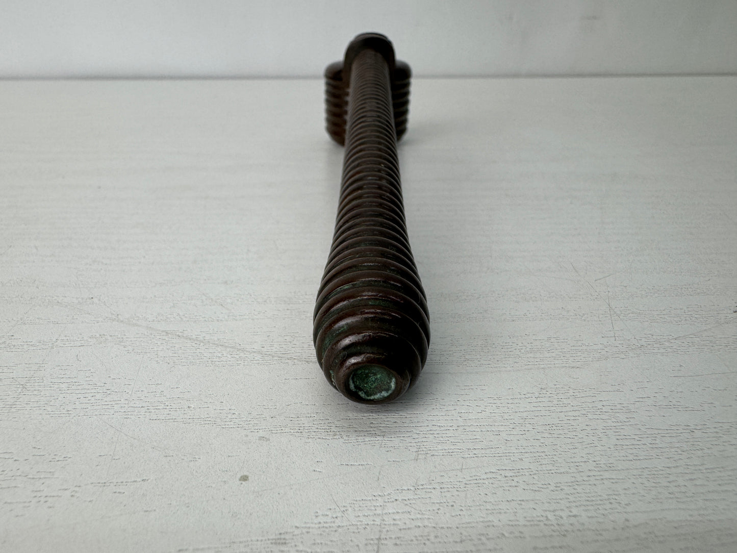 Y10362 YATATE Dragon Japanese Ink and Pen Holder antique vintage Brush & Inkwell
