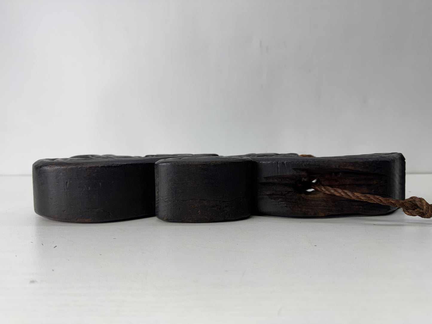 Y10367 OKIMONO wooden carving Jizai folk implements Edo period Japan antique
