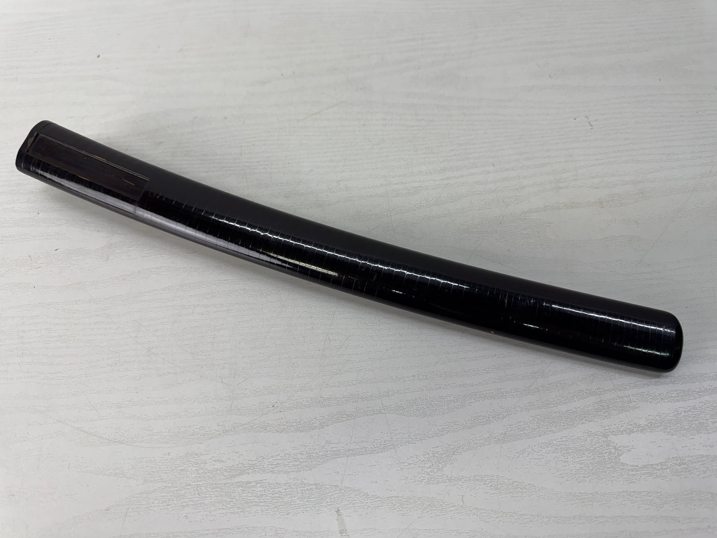 Y10373 SAYA black lacquer Wakizashi scabbard sheath Japan antique samurai katana