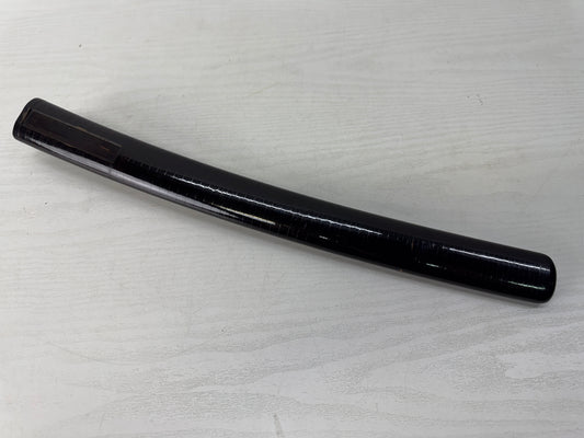 Y10373 SAYA black lacquer Wakizashi scabbard sheath Japan antique samurai katana