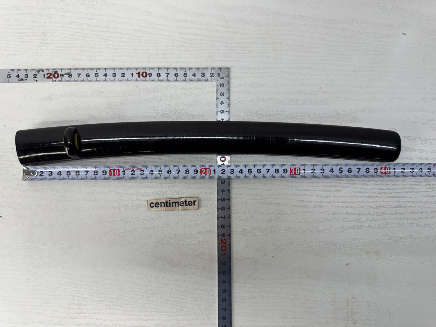 Y10373 SAYA black lacquer Wakizashi scabbard sheath Japan antique samurai katana