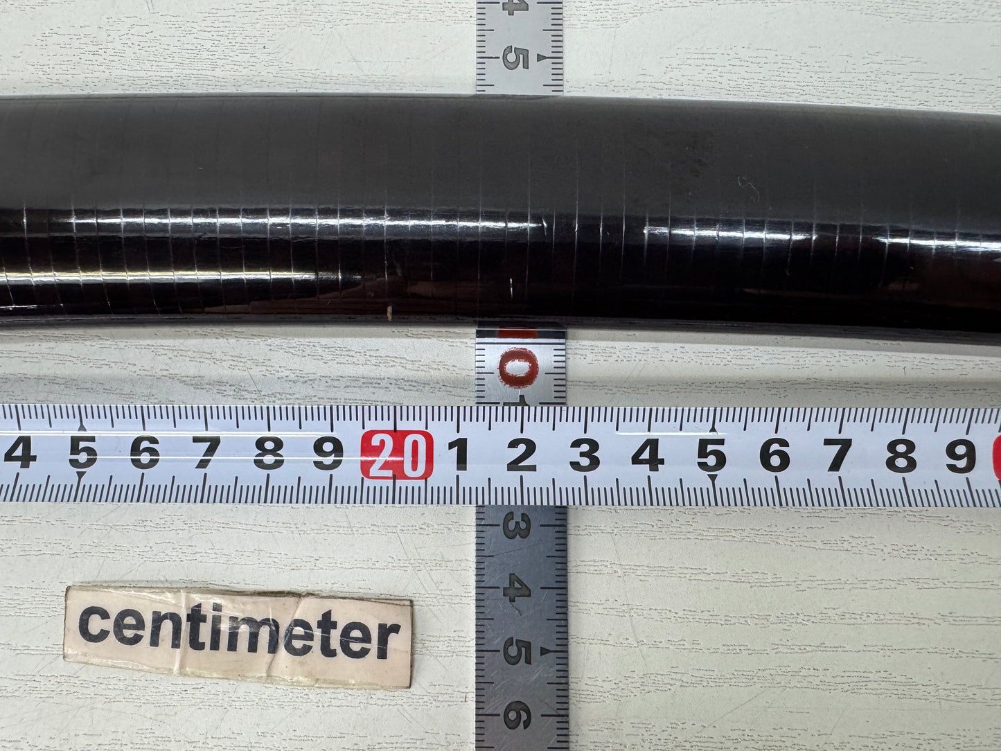 Y10373 SAYA black lacquer Wakizashi scabbard sheath Japan antique samurai katana