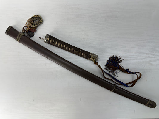 Y10374 Imperial Japan Army Military sword koshirae mounting Japanese WW2 vintage