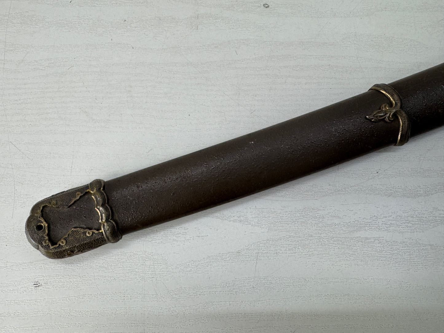 Y10374 Imperial Japan Army Military sword koshirae mounting Japanese WW2 vintage