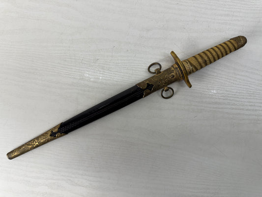 Y10376 Imperial Japan Army Navy Dagger short sword replica Japanese WW2 vintage