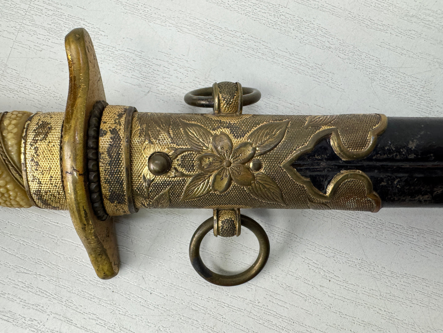 Y10376 Imperial Japan Army Navy Dagger short sword replica Japanese WW2 vintage